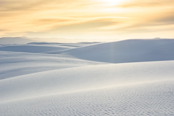 rolling hills of sand dunes
